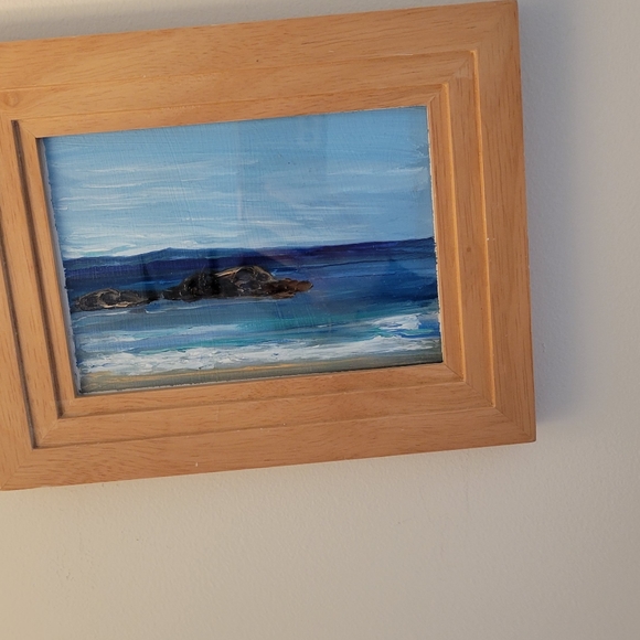 Oil painting (size 5x7) in a wood frame - Picture 4 of 10